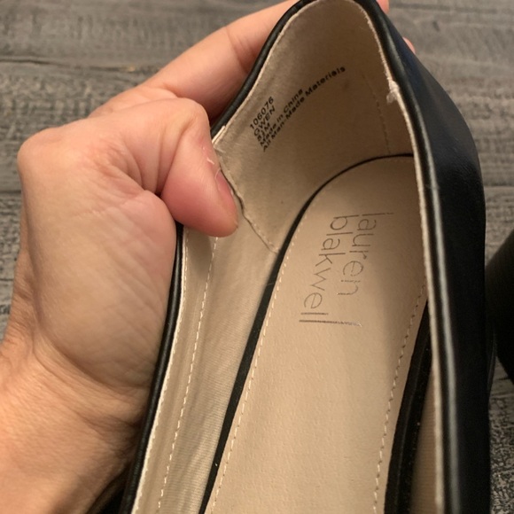 Lauren Blakwell Gwen Pump Black Chunky Heel, 8.5, NWOT, Dress Shoe - Picture 7 of 12